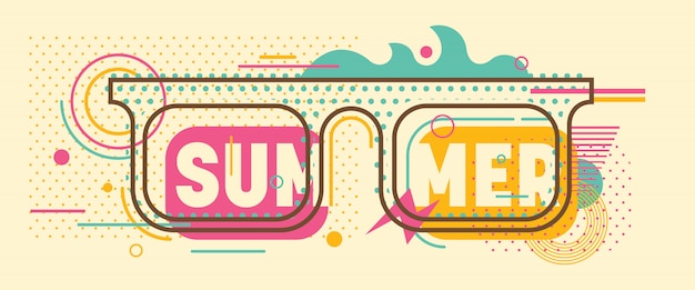 Sommer-banner-design