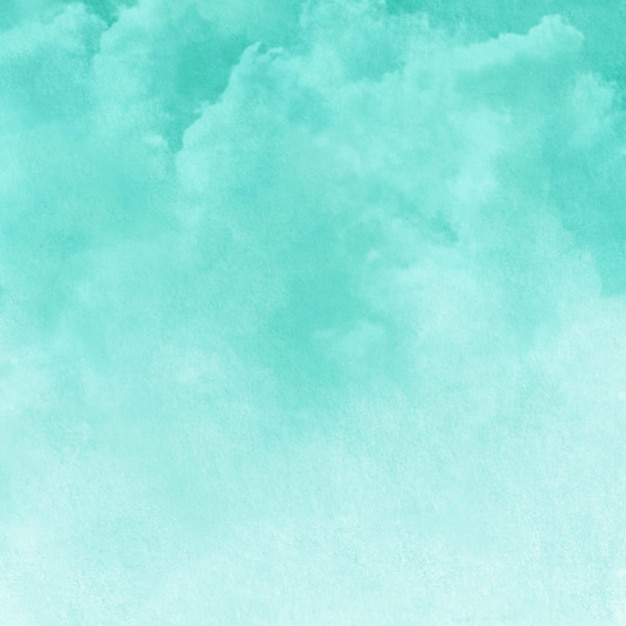 Sommer-Handgemalt realistischer blauer Himmel Aquarell-Hintergrund