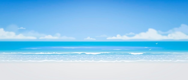 Sommer-Sandstrand-Banner