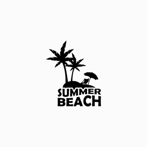 Sommer strand logo