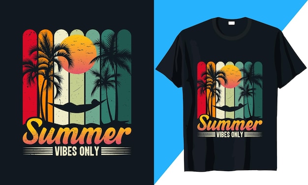 Sommer-T-Shirt-Design-Vektor