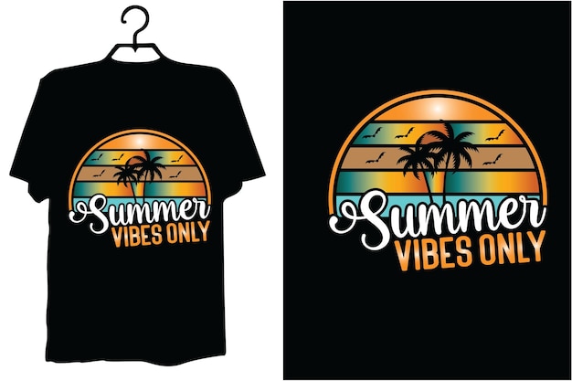 Sommer-t-shirt-design-vektor