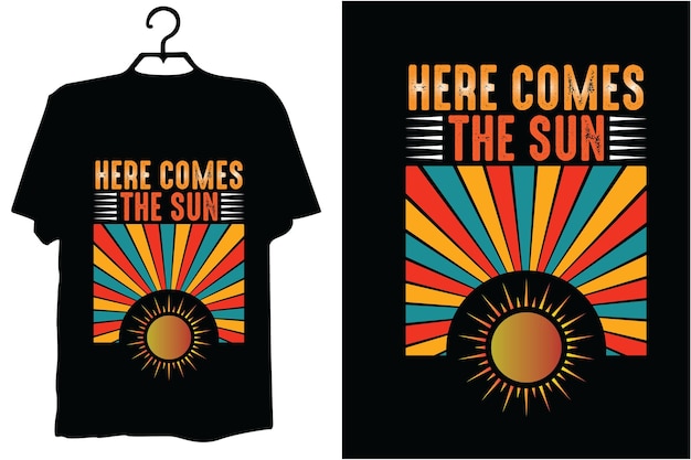 Vektor sommer-t-shirt-design-vektor