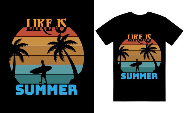 Sommer-T-Shirt-Design