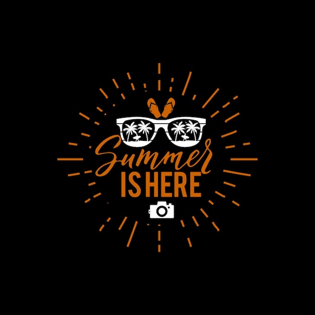 Sommer-t-shirt-design