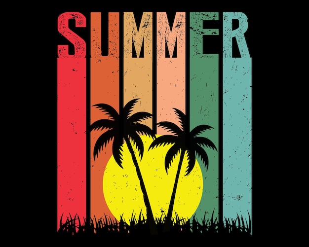 Sommer-t-shirt-design