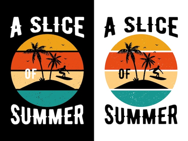 Vektor sommer t-shirt design