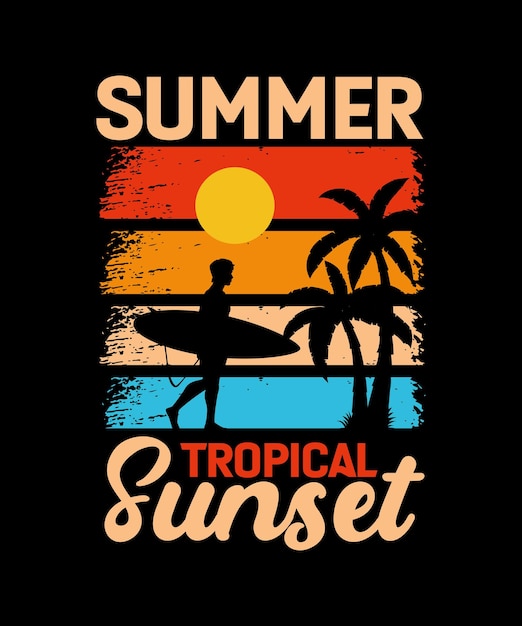 Sommer-t-shirt-design