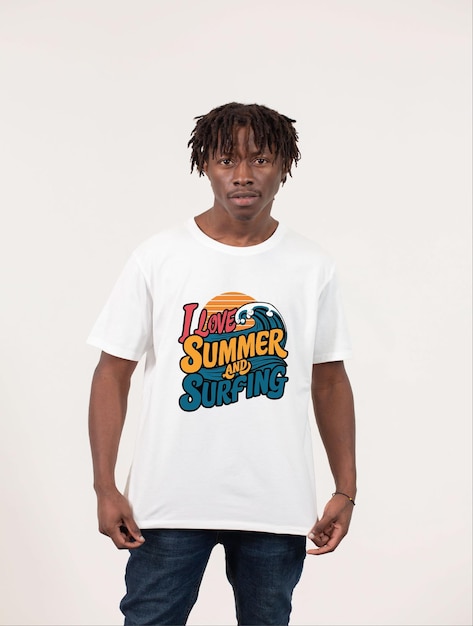 Vektor sommer-t-shirt-design