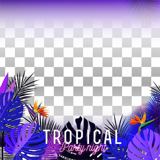 Sommer tropisch