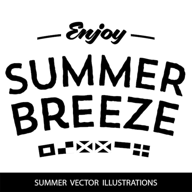 Sommer-vektorillustrationsdesigns