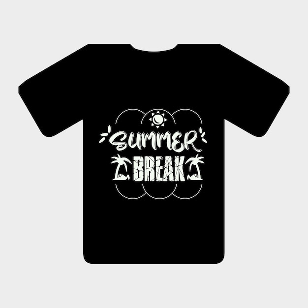 Sommerpause Urlaub T-Shirt Design