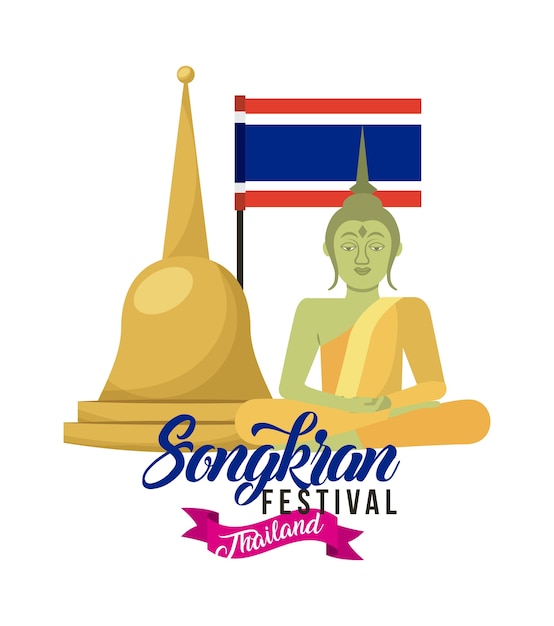 Songkran-festivalplakat