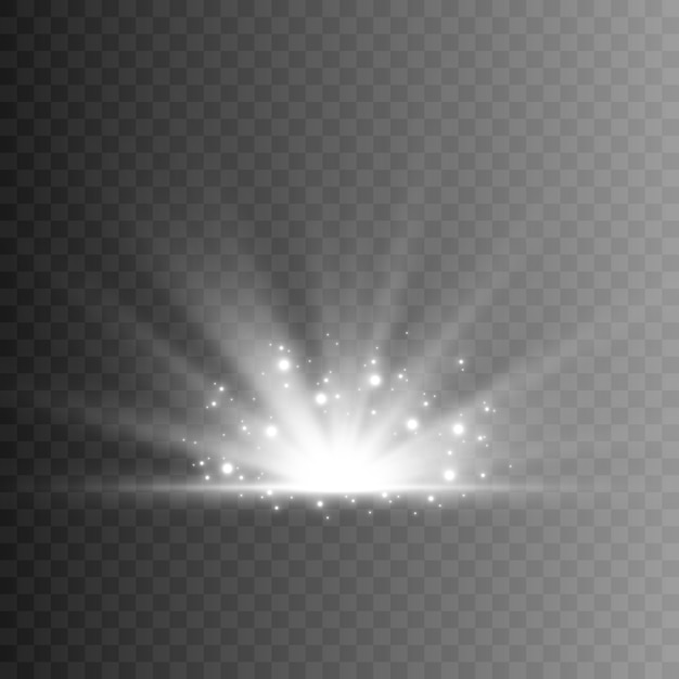 Sonne, Lichtstrahlen mit Funkeln
