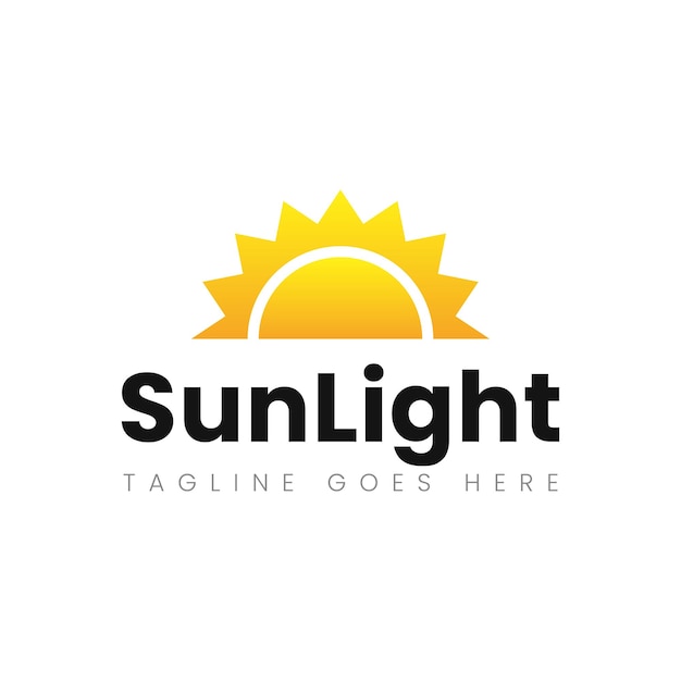 Sonne-Logo und Sonne-Symbol Vektor-Design-Vorlage