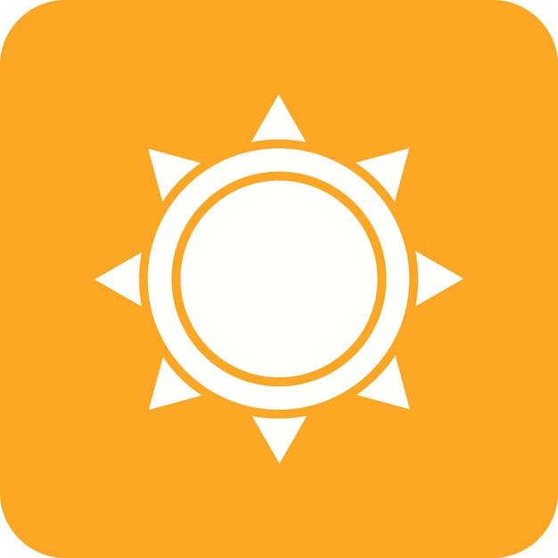 Sonnen-ikonen-vektorbild kann für raumfahrttechnologie verwendet werden