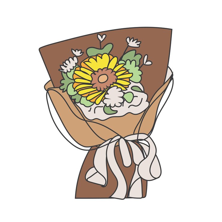 Sonnenblumen aus Eimer
