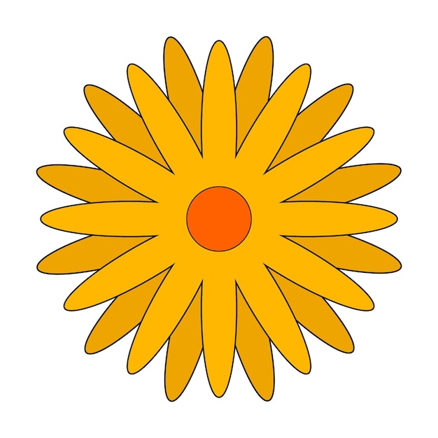 Sonnenblumen-symbol