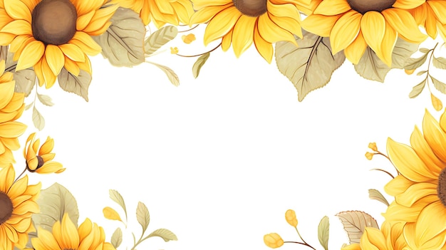 Sonnenblumenranddesign