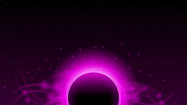 Sonnenfinsternis, Feuer, dunkler Hintergrund, Vektor, Mond, Design, Stil, Raum, Wissenschaft, Glühen, Licht