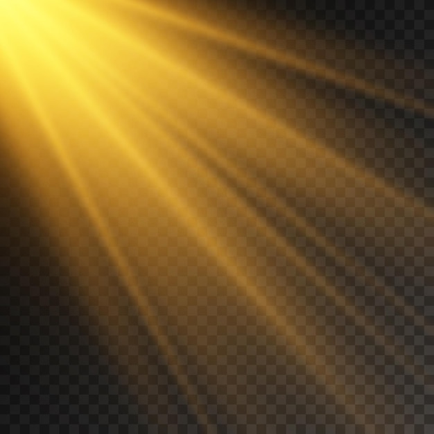 Sonnenlicht mit heller Explosion