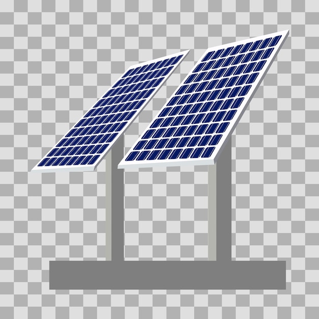 Sonnenstraftechnologie png vektorentwurf