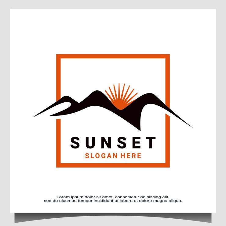 Sonnenuntergang Logo Design