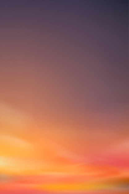 Sonnenuntergang mit einer Mischung aus orange, lila und rosa Farbtönen