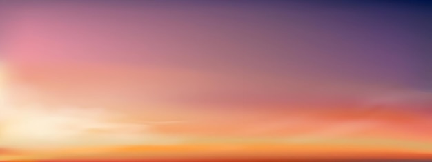 Sonnenuntergang mit orange, rosa und lila Farbtönen