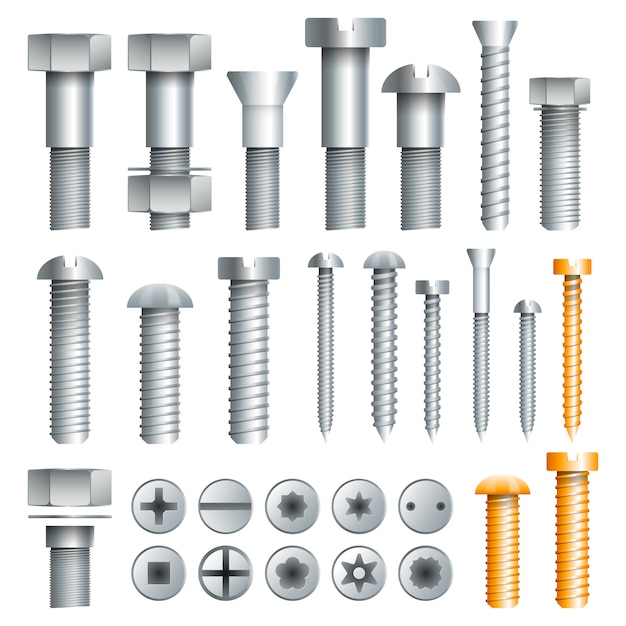 Sortiment an metallschrauben im set