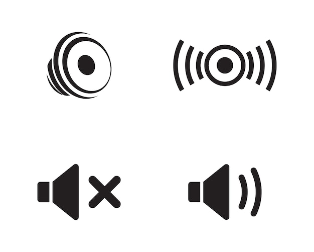 Vektor sound-symbol-vektor-illustration