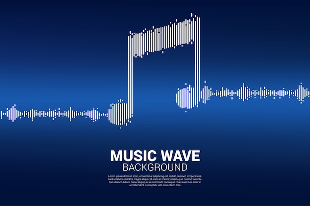 Sound wave music equalizer hintergrund.