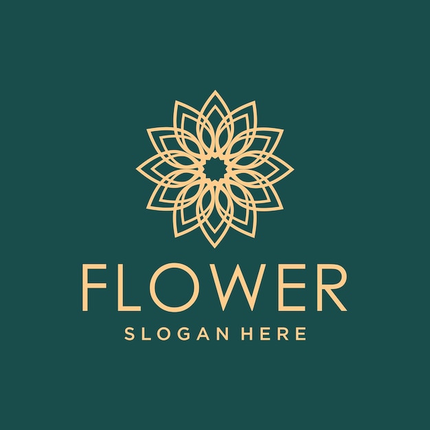 Spa-business-logo-lotus-blumen-icon-design vektor