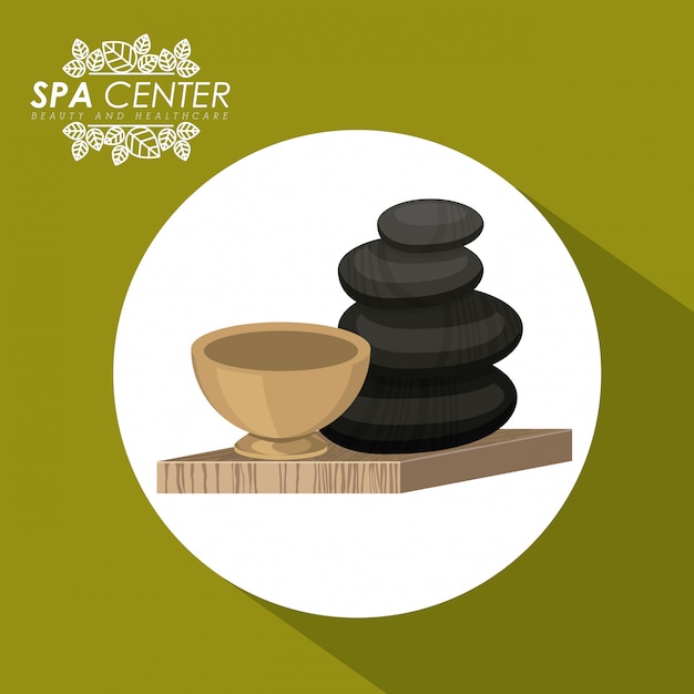 Spa-Design, Vektor-Illustration.