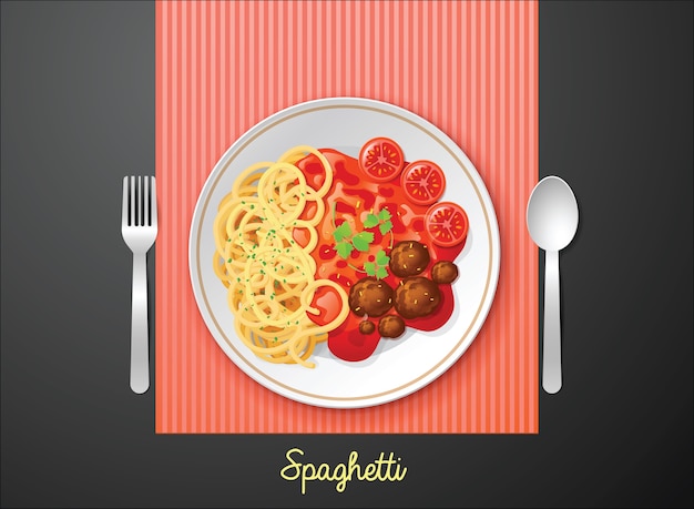 Vektor spaghetti