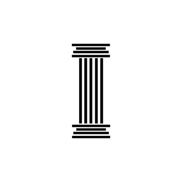 Spalten-Logo-Vektor-Template-Design