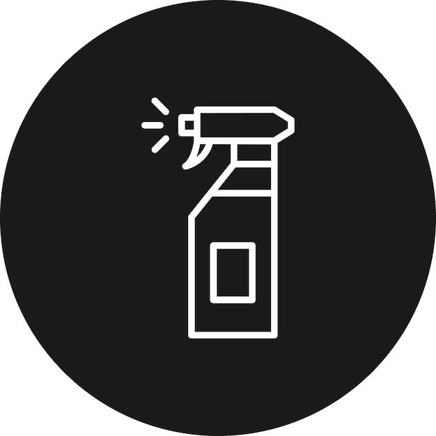 Sparay flasche vektor-symbol kann für haus reinigung iconset verwendet werden