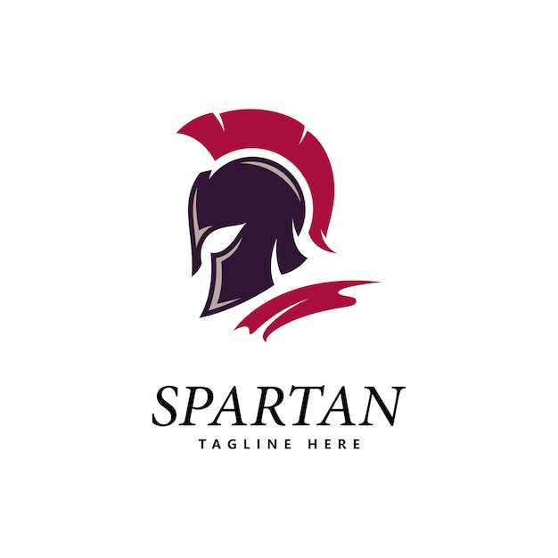 Spartan logo vektor spartan helm logo