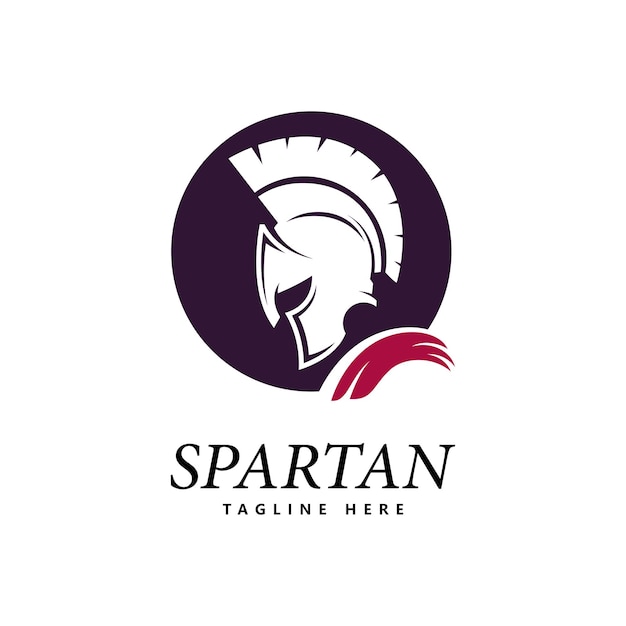 Spartan logo vektor spartan helm logo