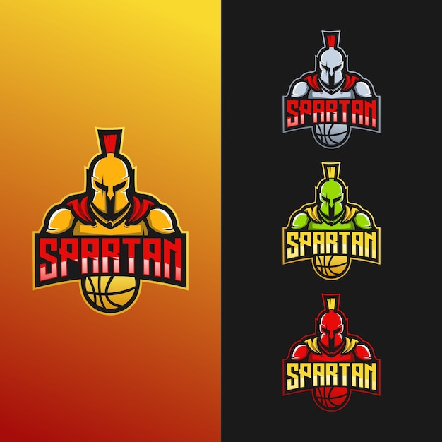 Spartan team collection logo design