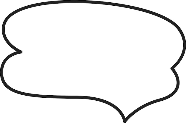 Vektor speech bubble doodle (sprachblase-doodle)