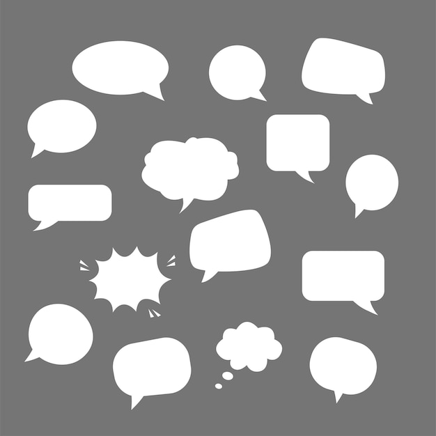 Speech bubble pack, chat-blasen-symbol