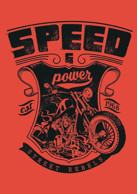 Speed and power retro-todesrad