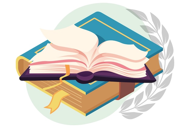 Spellbook-Konzept-Illustration stilvoll und wunderschön