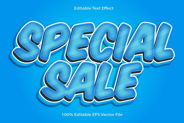 Spezieller Verkauf Bearbeitbarer Text-Effekt Emboss Cartoon Gradient Style