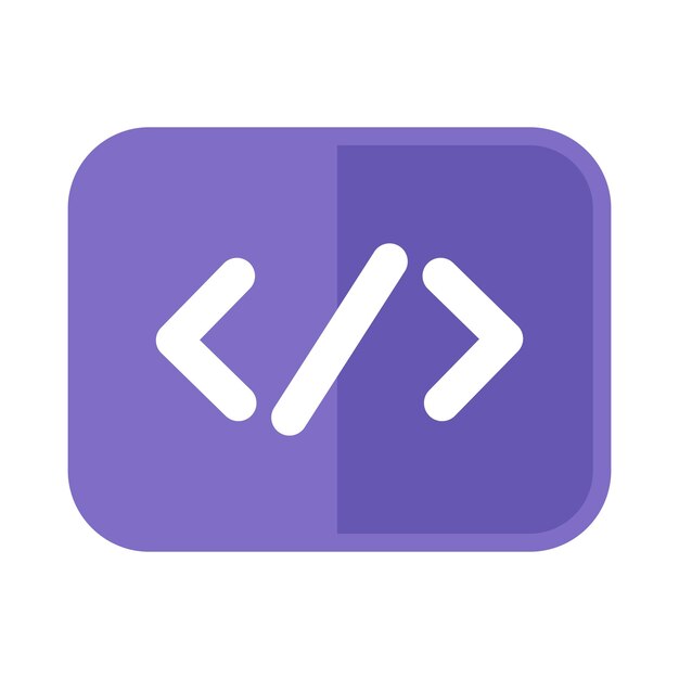 Spezielles Programmiersymbol eines dreieckigen Symbols