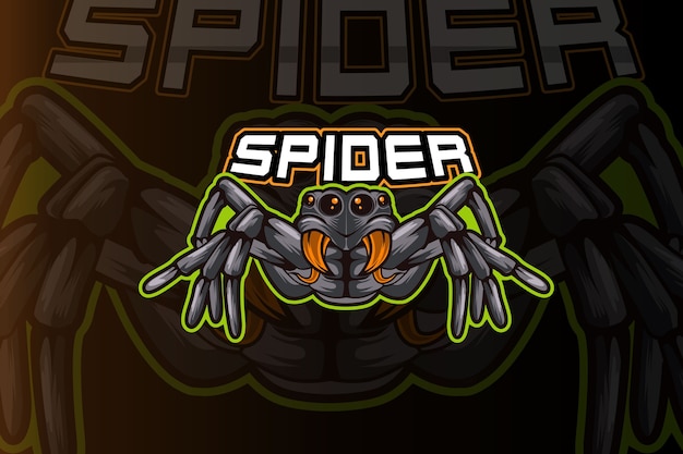 Spider e-sports team logo vorlage