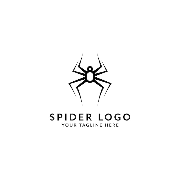 Vektor spider template-logo-design