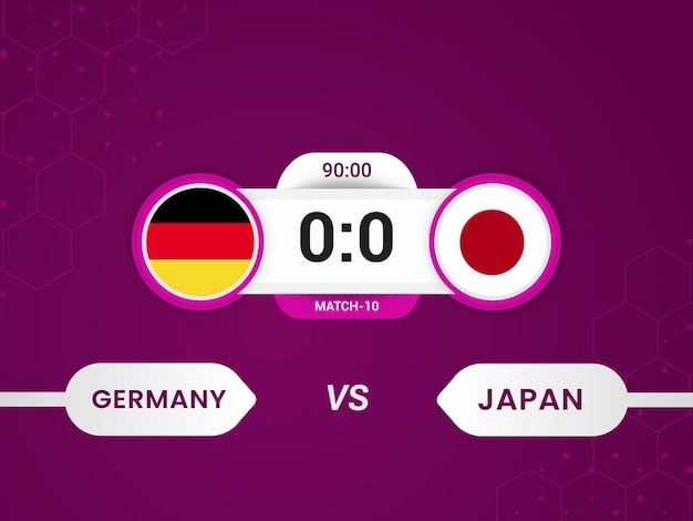 Spiel deutschland gegen japan 2022 mit anzeigetafel und übertragung