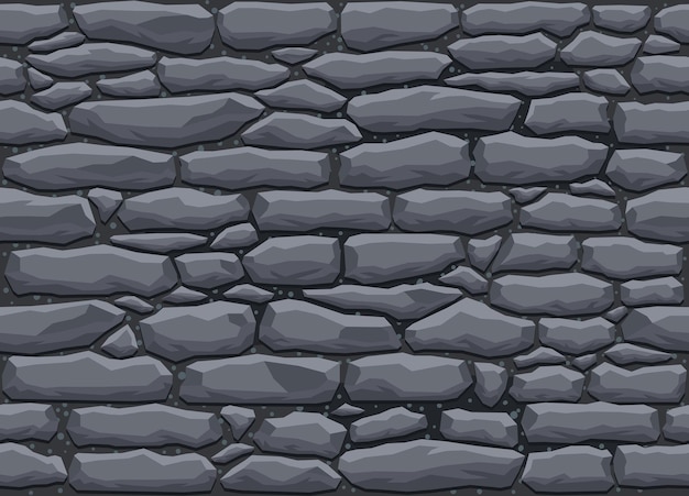 Spiel Textur Steine Kieselsteine Felswand nahtlose Muster